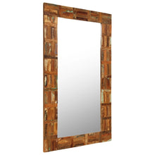 Load image into Gallery viewer, Wall Mirror Solid Reclaimed Wood 23.6&quot;x47.2&quot;

