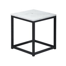 Load image into Gallery viewer, End Table/Side Table/Night Stand, Upgrade Version with Metal Frame Box - dark brown
