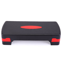 Load image into Gallery viewer, Aerobic exercise training step platform with adjustable height - balck red XH
