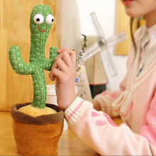 Load image into Gallery viewer, Home Decoration Gift Lovely Talking Toy Dancing Cactus Doll Speak Talk Sound Record Repeat Toy Kawaii Cactus Children Education
