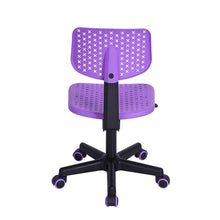 Load image into Gallery viewer, Plastic Children Student Chair, Low-Back Armless Adjustable Swivel Ergonomic Home Office Student Computer Desk Chair, Hollow Star
