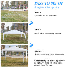 Load image into Gallery viewer, 10&#39;&#39;x10&#39;&#39; Patio Party Wedding Tent Canopy Heavy duty Gazebo Pavilion Event Outdoor
