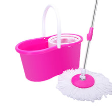 Load image into Gallery viewer, 360° Spin Mop with Bucket Set Dual Heads Floor Cleaning System Home Clean Tools
