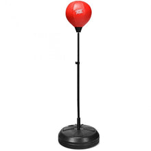 Load image into Gallery viewer, Both Adults And Kids Hand-Eye Coordination Ability Adjustable Height Boxing Punching Bag Stand Set
