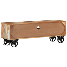 Load image into Gallery viewer, TV Cabinet with Wheels 43.3&quot;x11.8&quot;x14.6&quot; Solid Reclaimed Wood
