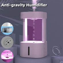 Load image into Gallery viewer, 2023 New Creative Anti-gravity Water Drop Humidifier Air Conditioning Mist Spray Remote Control Household Quiet Bedroom Office With 580ML Water Tank
