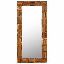 Load image into Gallery viewer, Wall Mirror Solid Reclaimed Wood 23.6&quot;x47.2&quot;
