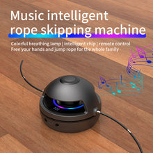Load image into Gallery viewer, 10-level Speed Regulation Intelligent Remote Control Rope Skipping Machine LED Seven-color Lights Wireless Bluetooth Counting Music Function Intelligent Rope Skipping Machine
