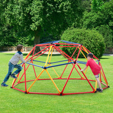 Load image into Gallery viewer, Children Dome Climber Playground Kids Swing Set Climbing Frame Backyard Gym Develop Confidence for Fun Indoor Outdoor XH
