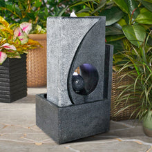 Load image into Gallery viewer, 24.4inches Modern Water Fountain with Led Lights for Home Decor
