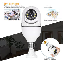 Load image into Gallery viewer, Pet camera E27 Surveillance Camera LED Light Bulb Socket 360° 2.4G WiFi Security Protection 1080P Spotlight Automatic Human Tracking

