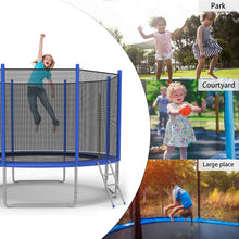 Load image into Gallery viewer, 12 FT Trampoline For Kids And Family Outdoor Trampoline With Safety Enclosure Net, Ladder And Spring Cover - Backyard Bounce Jump Have Fun
