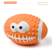 Load image into Gallery viewer, Pet dog latex chew toy high elastic cotton filled latex football sounding toy pet dog toy
