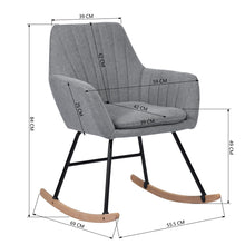 Load image into Gallery viewer, ROCKING CHAIR - GREY
