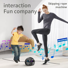 Load image into Gallery viewer, 10-level Speed Regulation Intelligent Remote Control Rope Skipping Machine LED Seven-color Lights Wireless Bluetooth Counting Music Function Intelligent Rope Skipping Machine
