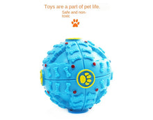 Load image into Gallery viewer, Dog sound toy ball The leaked food ball makes strange sound; the leaked food ball; the dog feeder
