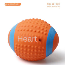 Load image into Gallery viewer, Pet dog latex chew toy high elastic cotton filled latex football sounding toy pet dog toy
