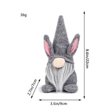 Load image into Gallery viewer, 1pc; Easter Bunny Faceless Gnome Plush Doll; Easter Decor; Easter Gift; Bunny Doll Ornament; Party Atmosphere Props; Room Decor; Home Ornament
