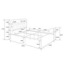 Load image into Gallery viewer, Metal Bed Frame Full Size Standerd Bed Frame
