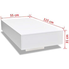 Load image into Gallery viewer, Coffee Table High Gloss White
