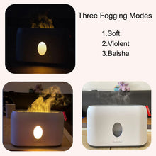 Load image into Gallery viewer, 200ml Flame Humidifier Flame Lights Aroma Diffusers 3D Flame Air Humidifier Ultrasonic Oil Diffuser
