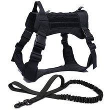 Load image into Gallery viewer, Tactical Dog Harness Pet Training Vest Dog Harness And Leash Set For Large Dogs German Shepherd K9 Padded Quick Release Harness
