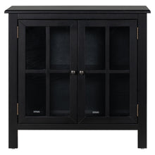 Load image into Gallery viewer, 31.5&#39;&#39; Wood Accent Buffet Sideboard Storage Cabinet with Doors and Adjustable Shelf
