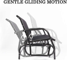 Load image into Gallery viewer, Bosonshop Outdoor Swing Glider Bench for 2 Persons Patio Rocking Chair Garden Seating
