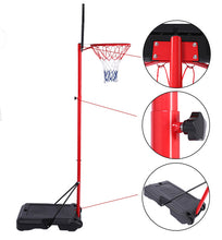 Load image into Gallery viewer, Portable Removable Adjustable Teenager Basketball Rack for Youth Kids Indoor Outdoor Use
