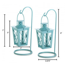 Load image into Gallery viewer, Home Decor Indoor/Outdoor Simple Yet Elegant Square Lantern Set Of 2
