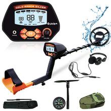 Load image into Gallery viewer, Metal Detector for Adults Professional Waterproof-Adjustable High Accuracy Beach Metal Detector with Ground Balance,All Metal &amp; DISC &amp; Notch &amp; Pinpoint 4 Modes, 10&quot; IP68 Coil, Advanced DSP Chip
